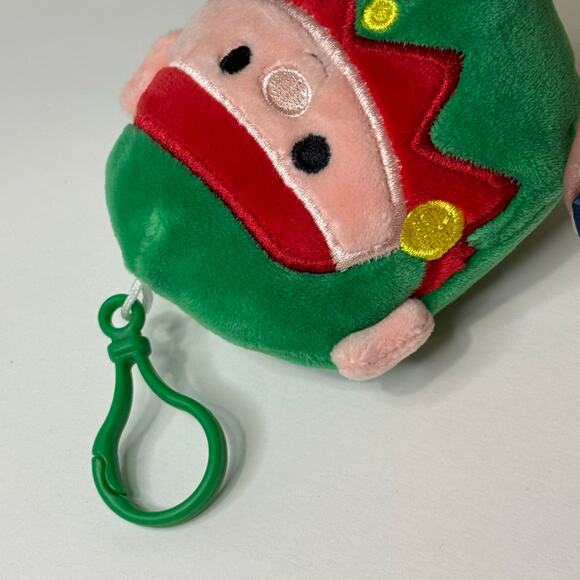 Squishmallows Christmas Santa and Elf Keychain 4.5" - Picture 8 of 8